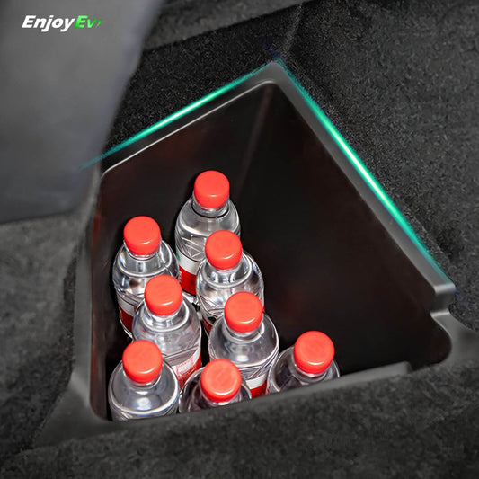 Best Rear Trunk Side Storage Bins for Tesla Model Y (5-7 Seater) - EnjoyEV