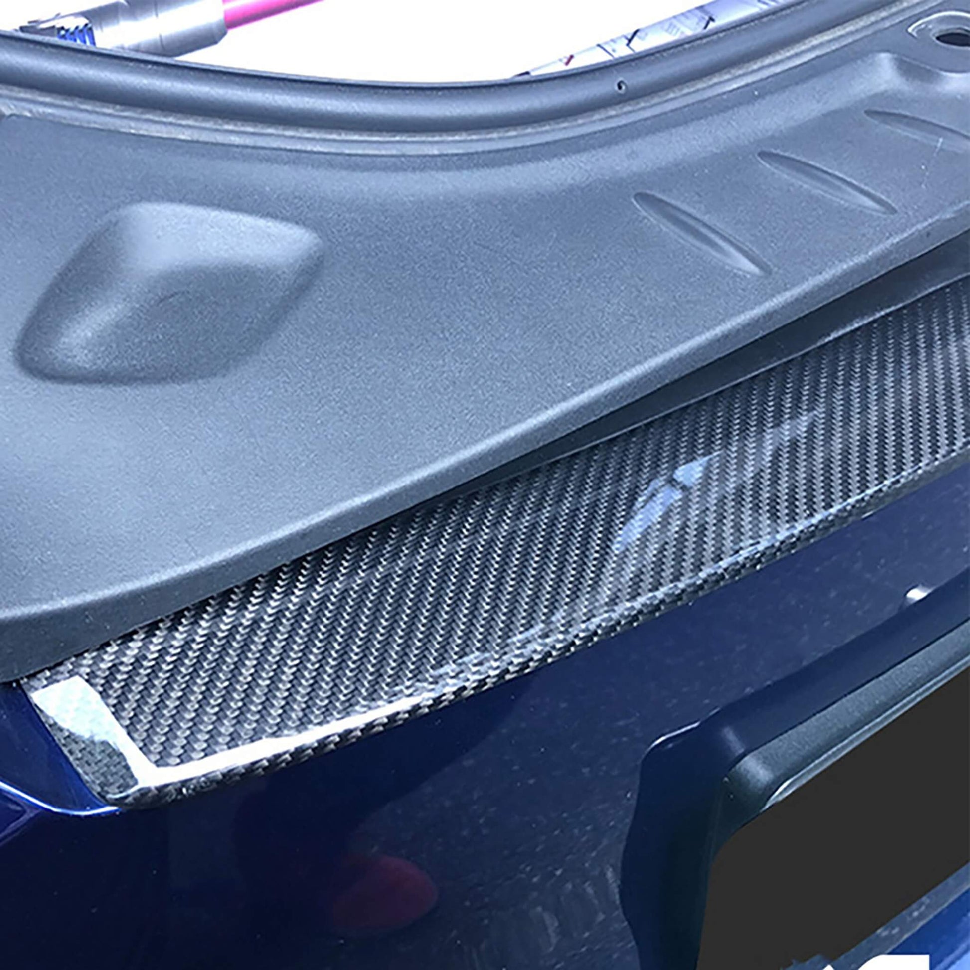 Tesla model s Real Carbon Fiber Front Bumper Inlay