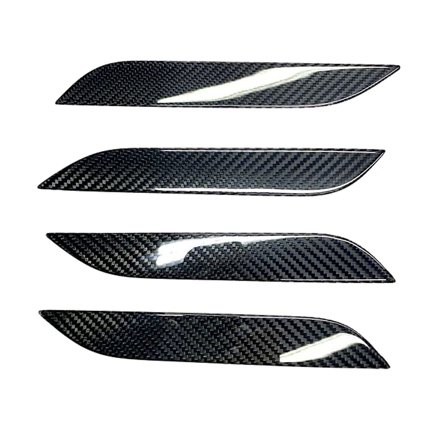 Tesla model s Carbon Fiber Door Handle Covers Trims Set 