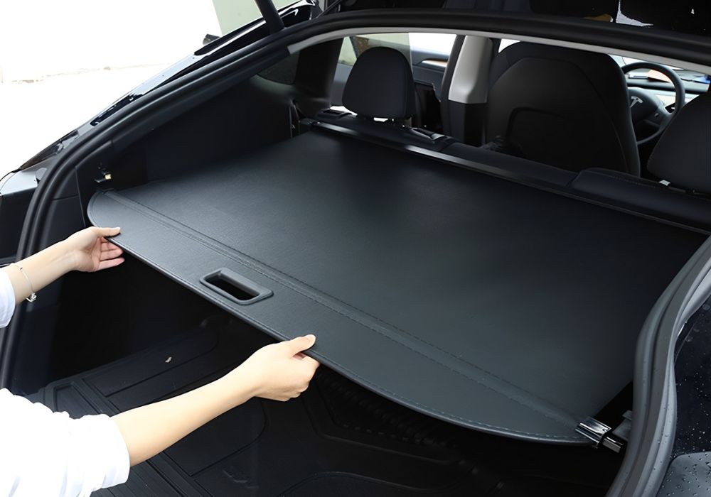 Tesla Model Y Retractable Rear Trunk Privacy Cargo Cover 