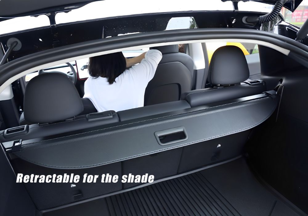 Best Retractable Rear Trunk Cover For Tesla Model Y - EnjoyEV