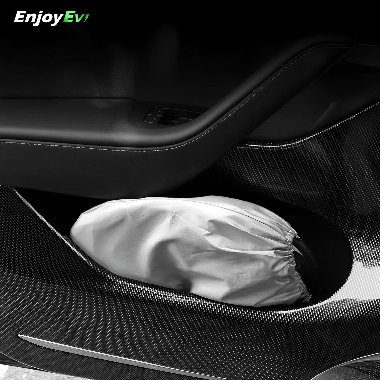 Foldable Sunshade for For Tesla Model Y/3 Windshield Glass - EnjoyEV