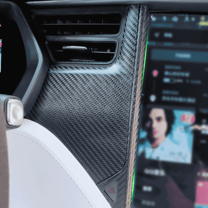 Carbon Fiber Dash Covers for Tesla Model X and S