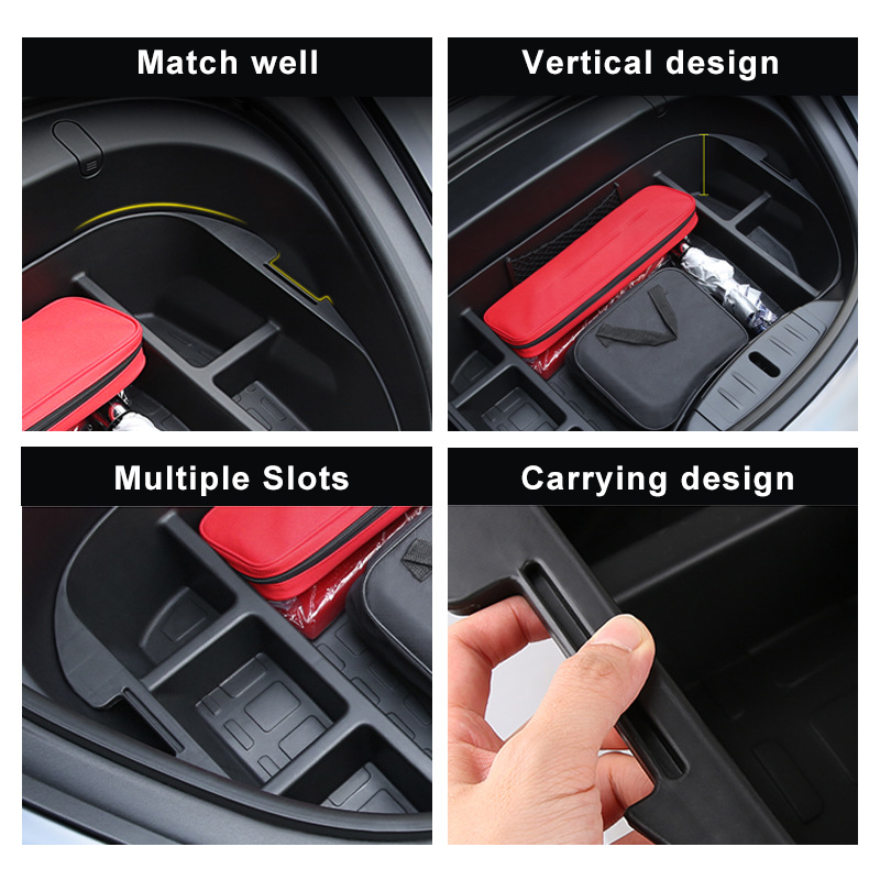 Tesla Model 3 Trunk & "Frunk" Organizers - EnjoyEV