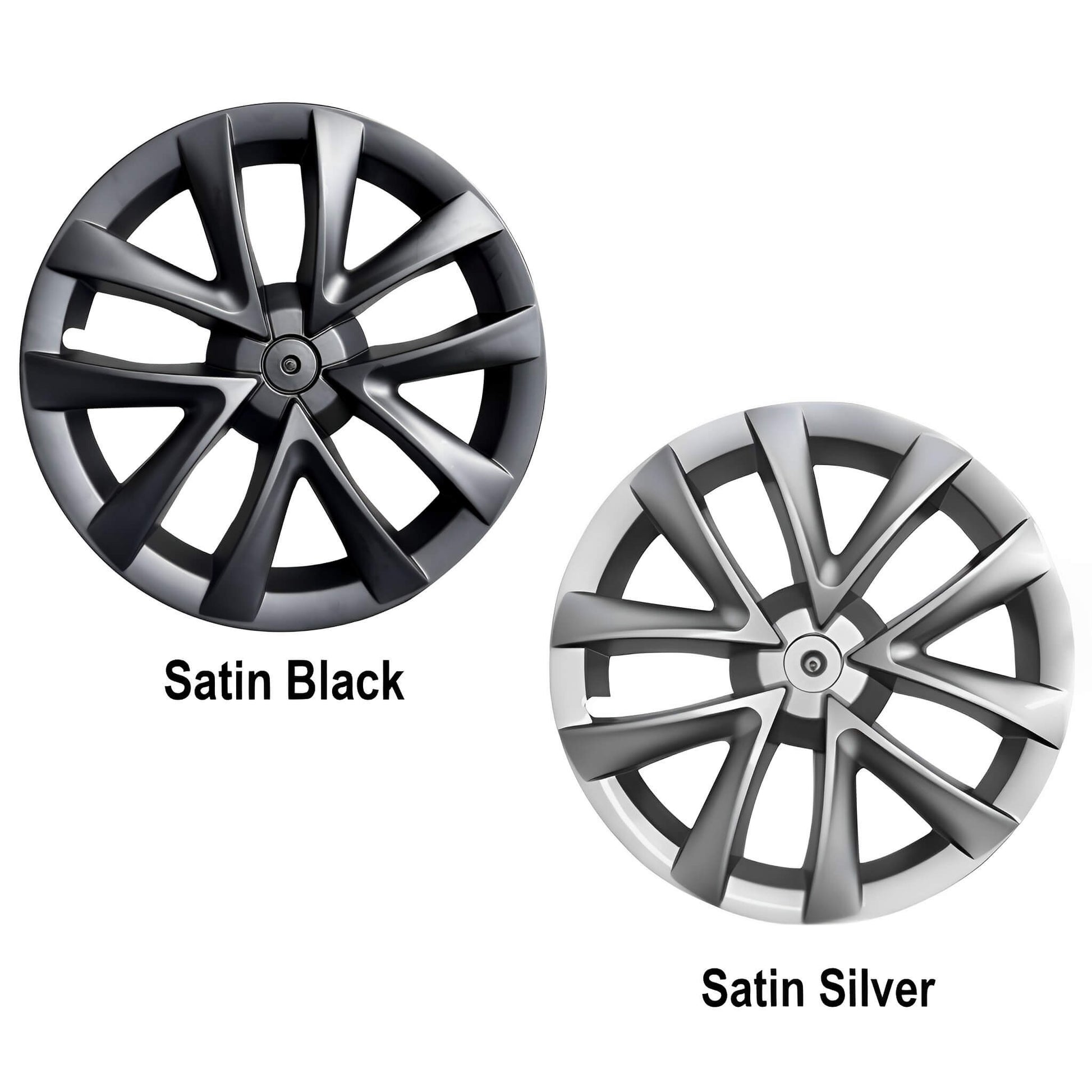 Arachnid-style Hubcaps for Model 3 18'' Aero Wheels