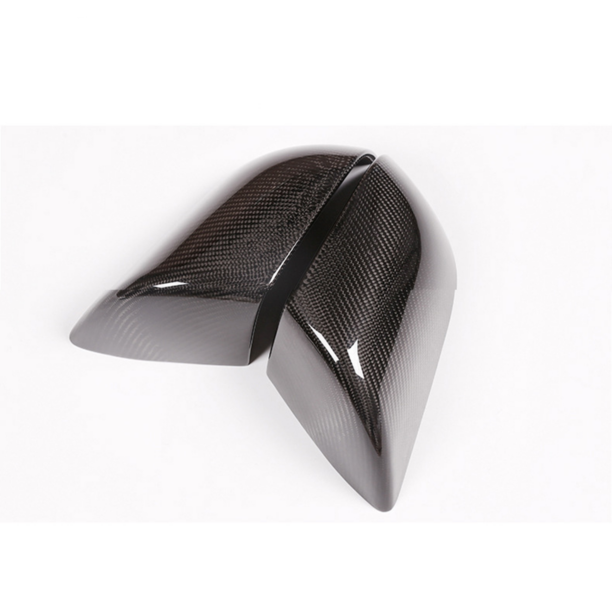 Tesla Model S Carbon Fiber Side Mirror Caps Covers