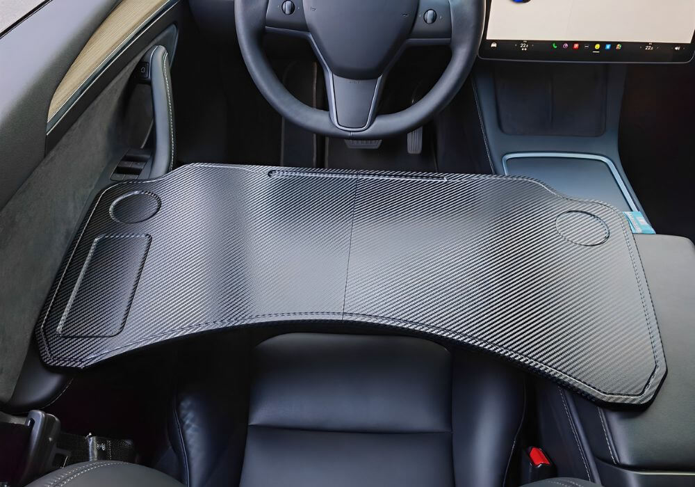 Foldable Car Laptop Tray Desk Compatible with Tesla Model Y Model 3