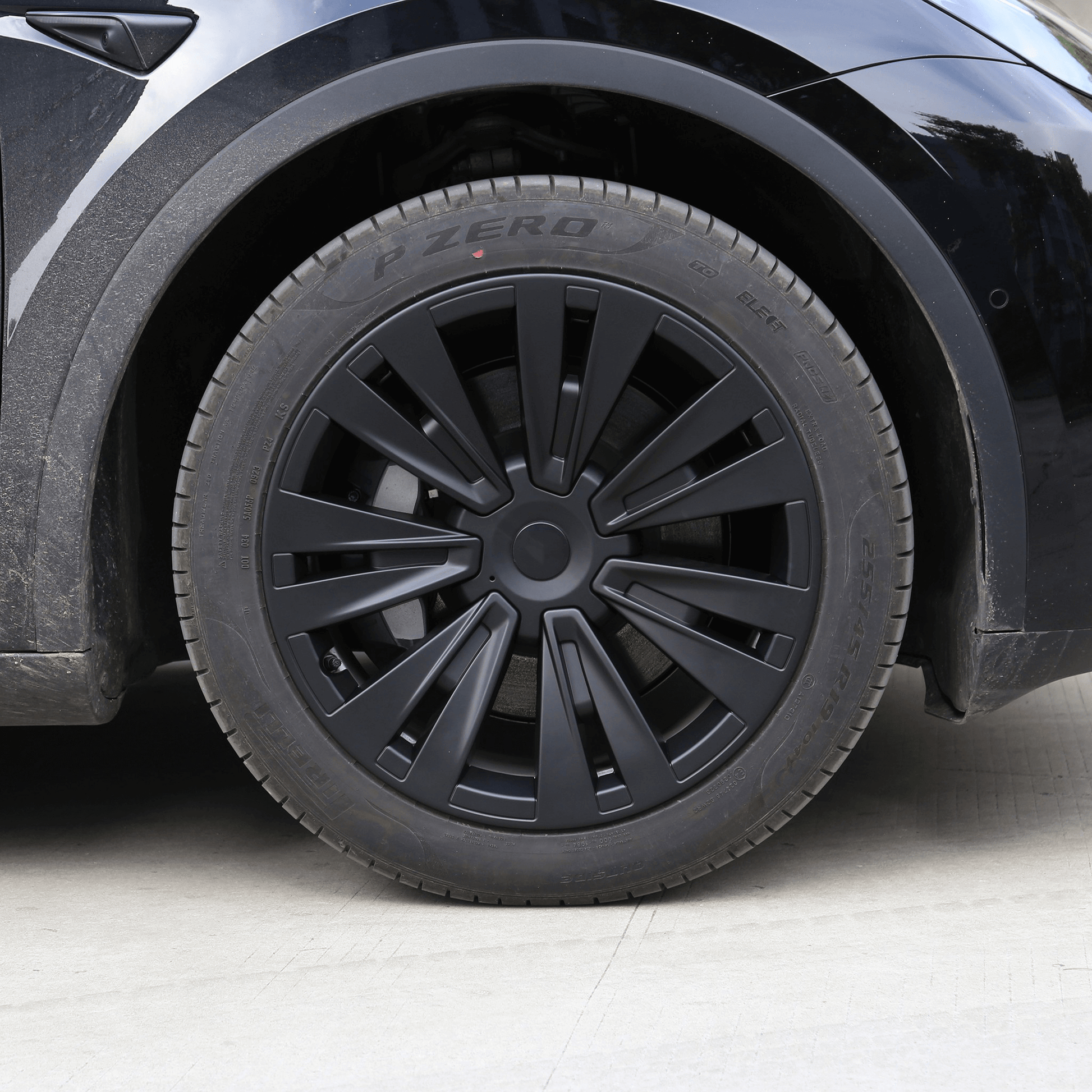 Model X Style Turbine Wheel Covers Caps For Tesla Model Y 19'' - EnjoyEV