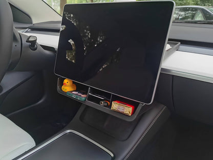 Under Screen Storage Organizer For Tesla Model 3 & Y - EnjoyEV