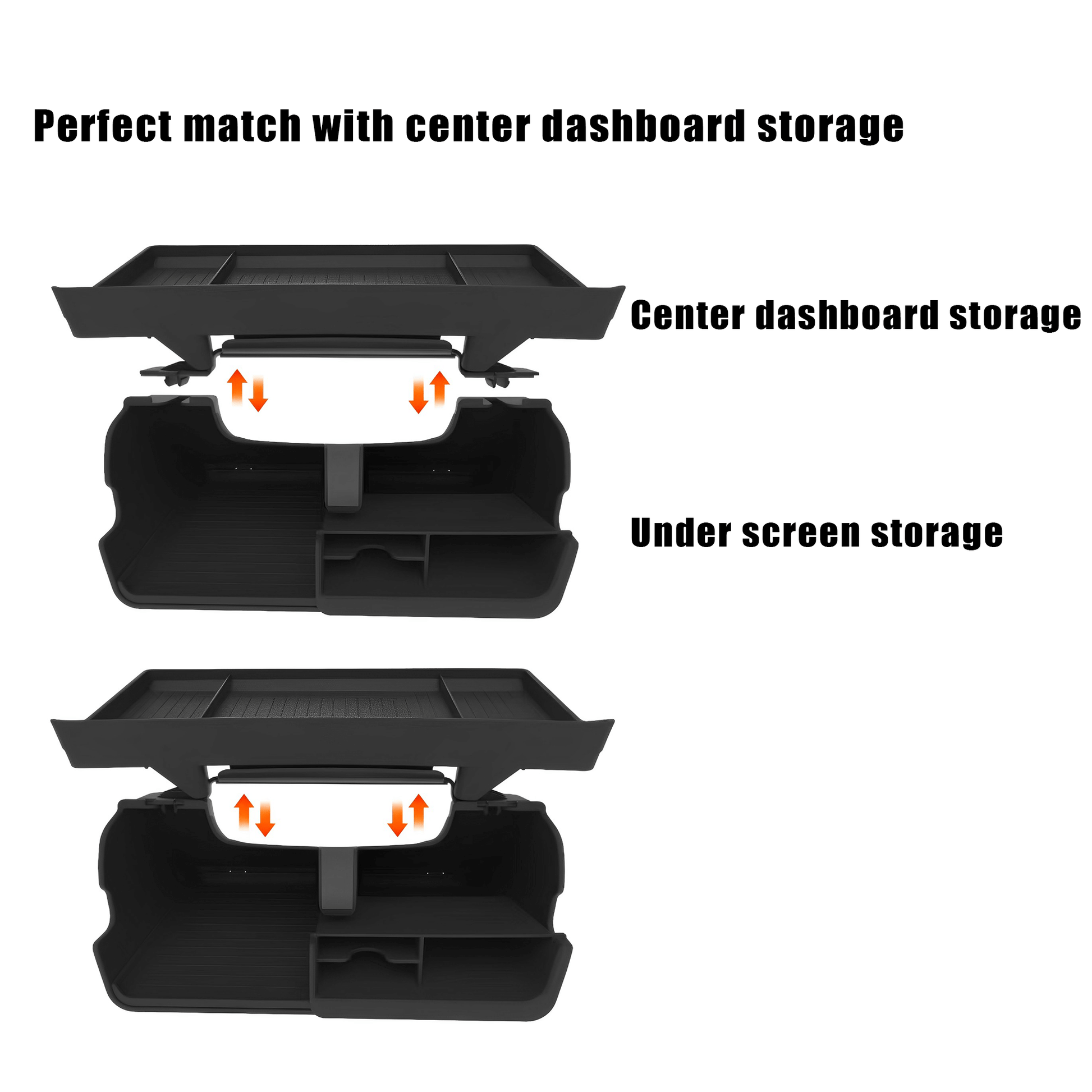 Under Screen Storage Organizer For Tesla Model 3 & Y - EnjoyEV