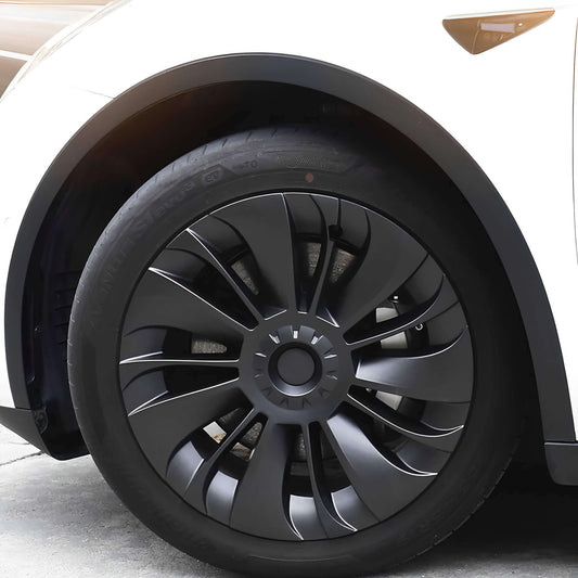 Turbine Wheel Covers For Tesla Model Y 19'' Gemini Wheels - EnjoyEV