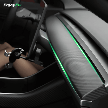 Tesla Model Y 3 Carbon Fiber Dash & Door Trim Covers - EnjoyEV