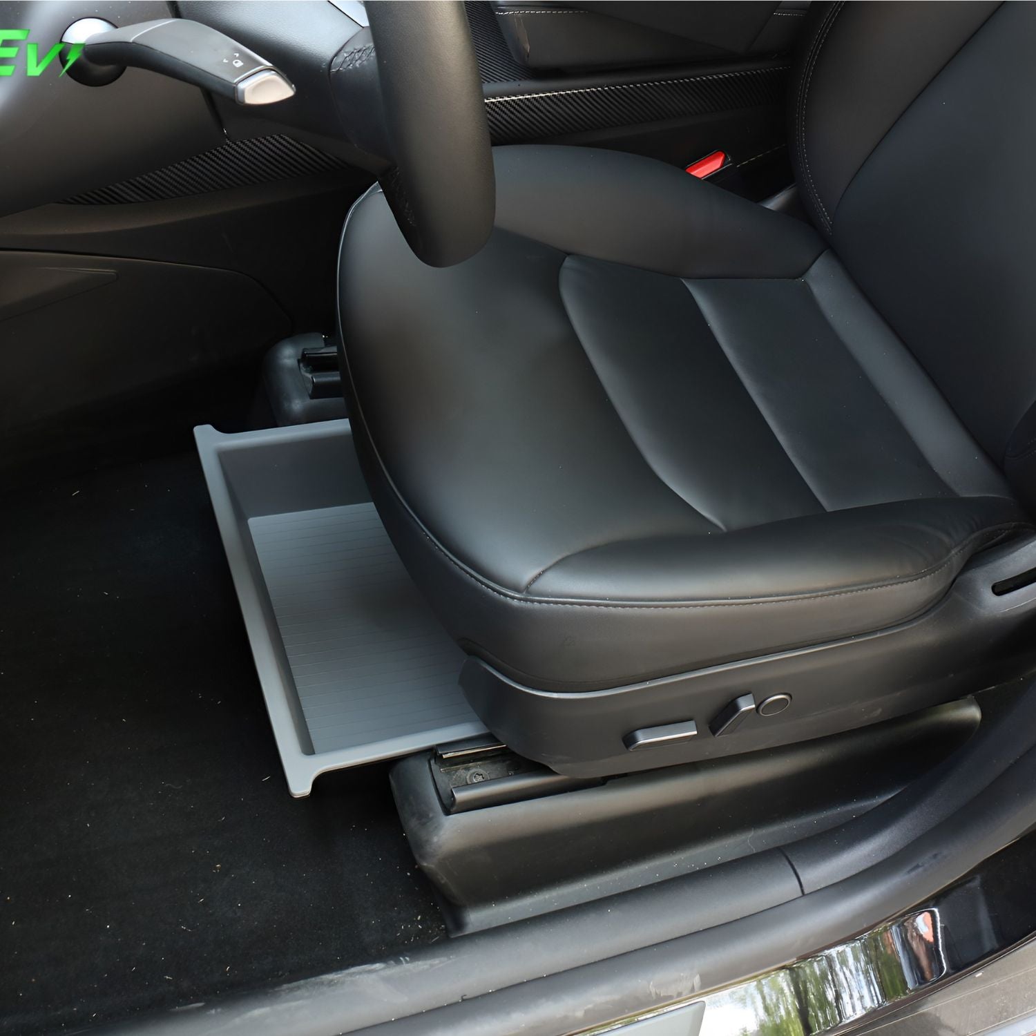 Best Tesla Model Y X 2 Layer Underseat Storage Tray Organizer 