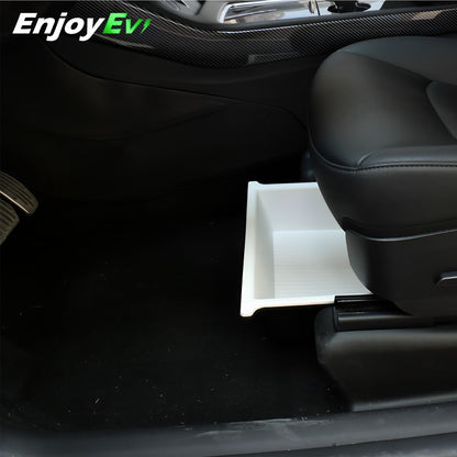 Tesla Model Y X 2 Layer Under seat Storage Tray Organizer 