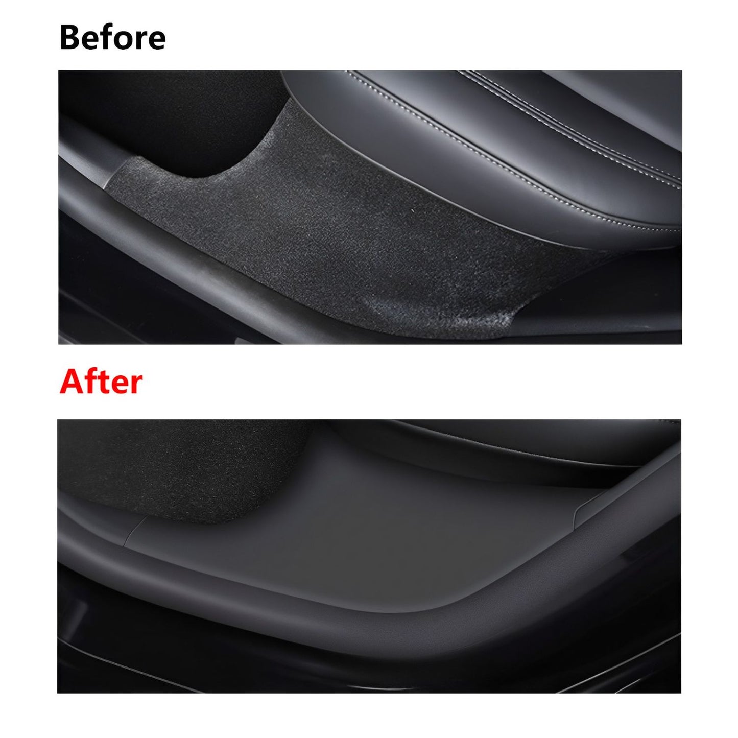 Tesla Model 3 Y Rear Door Car Pedal Kick Protection Strip Cover