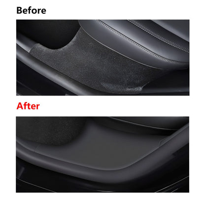 Tesla Model 3 Y Rear Door Car Pedal Kick Protection Strip Cover