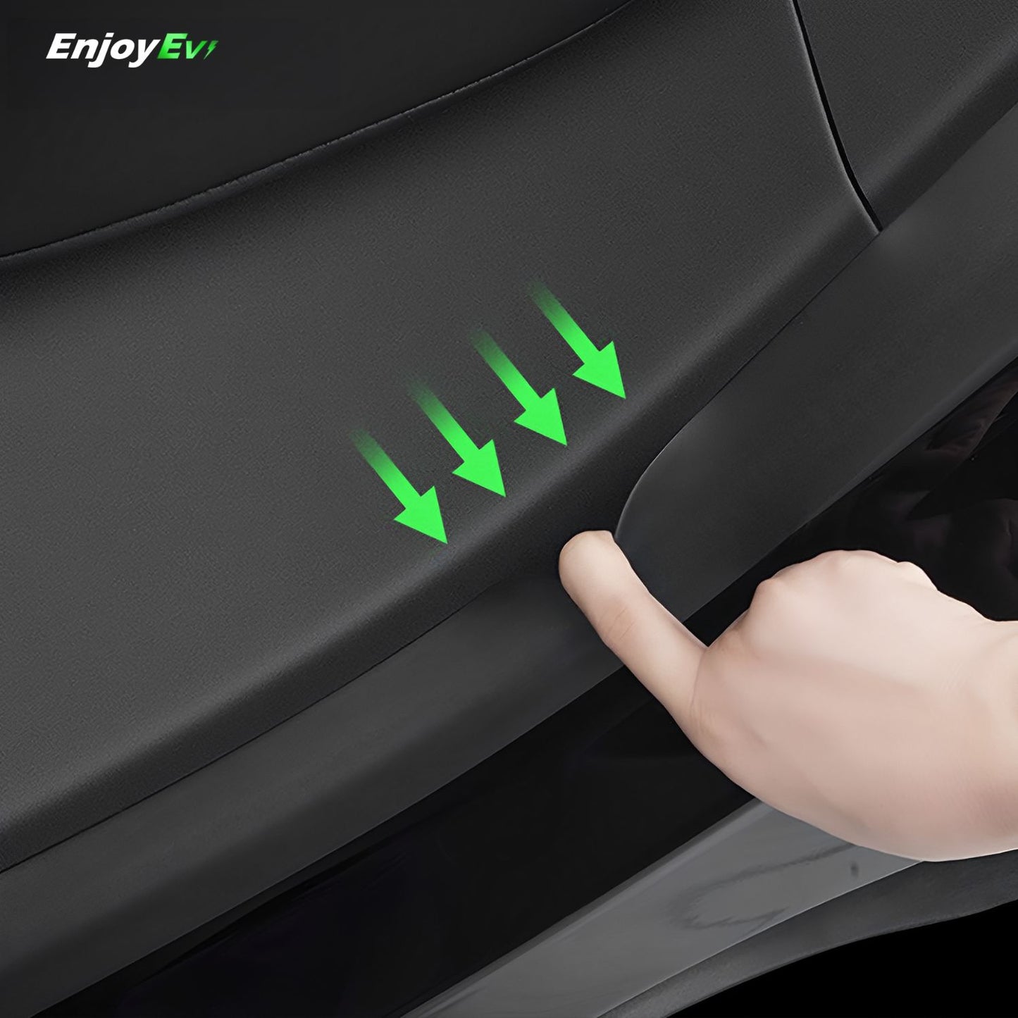 Tesla Model Y & 3 Rear Door Protection Strips Covers- EnjoyEV