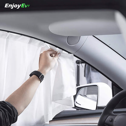 Best Side Window Sunshade Curtains for Tesla Model 3 & Y - EnjoyEV