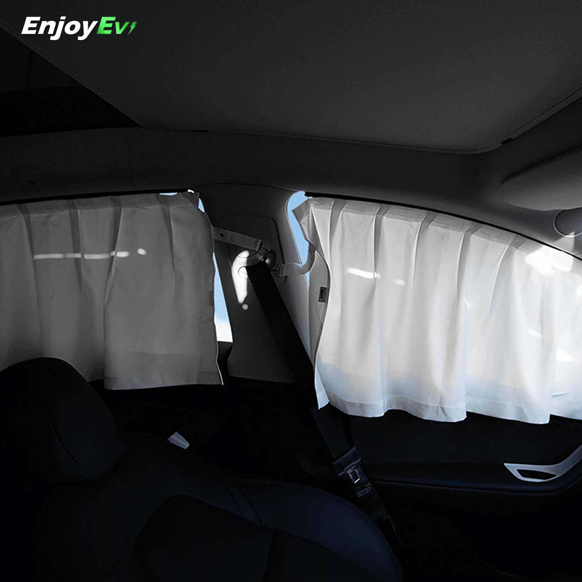 Side Window Sunshade Curtains for Tesla Model 3 & Y - EnjoyEV