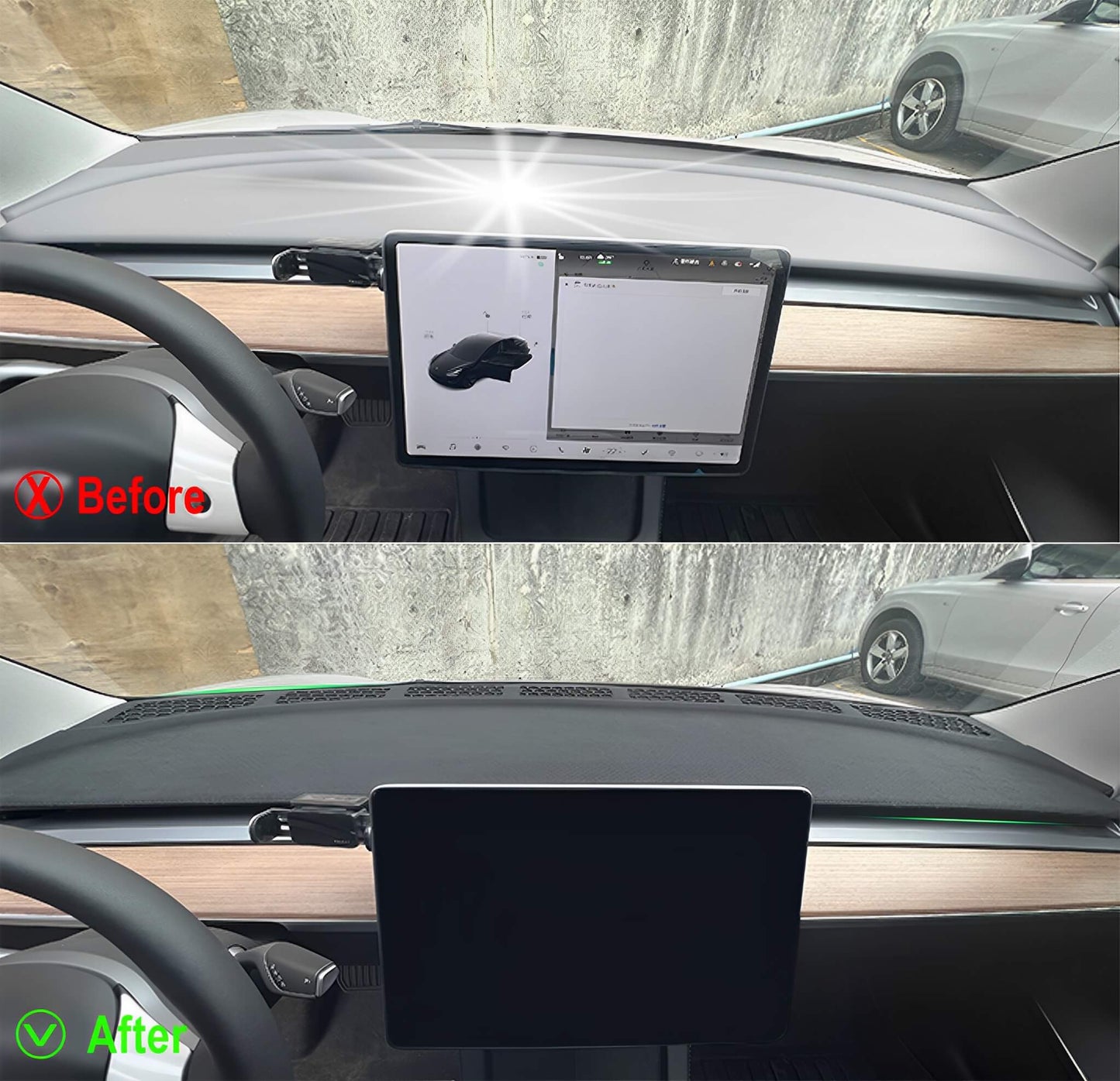 Tesla model 3/Y Dashboard Cover