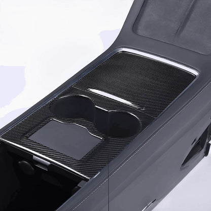 Real Carbon Fiber Console Wrap for Tesla Model 3 & Y - EnjoyEV