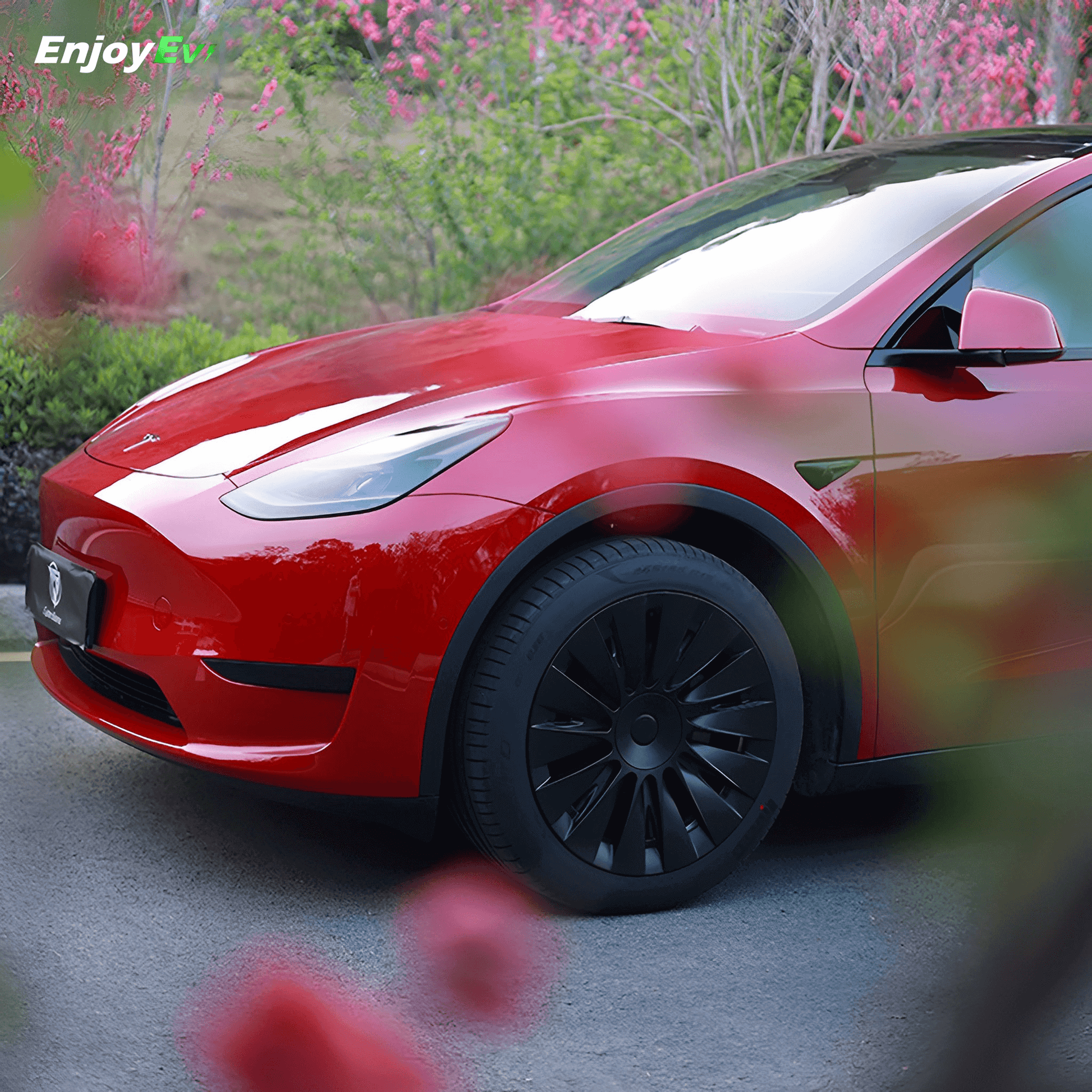 tesla gemini wheel cover replacement - EnjoyEV