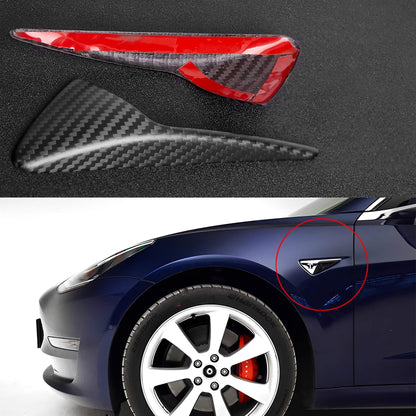 Custom Carbon Fiber Side Camera Covers for Tesla Owners - EnjoyEV