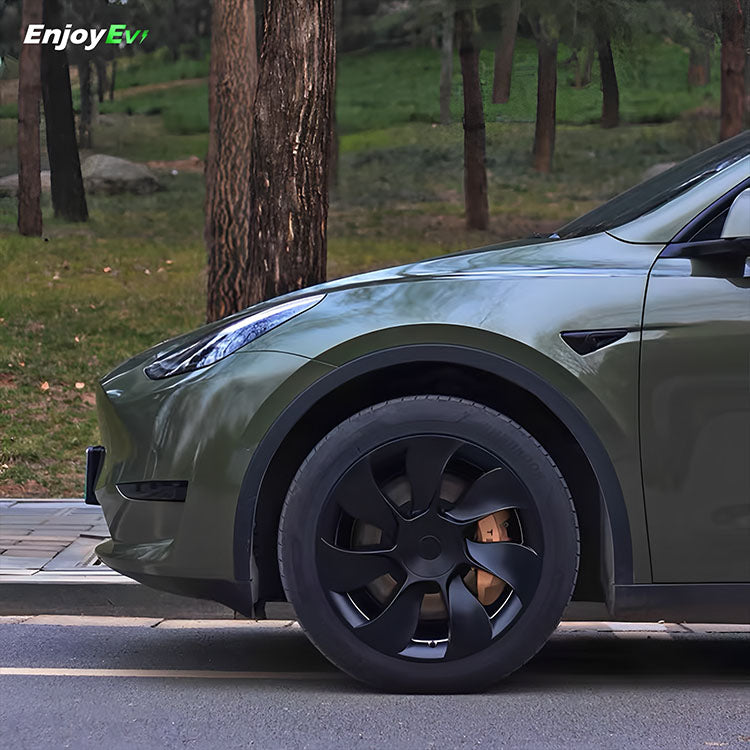 Hubcaps For Tesla Model Y 19 '' Gemini Wheels - EnjoyEV