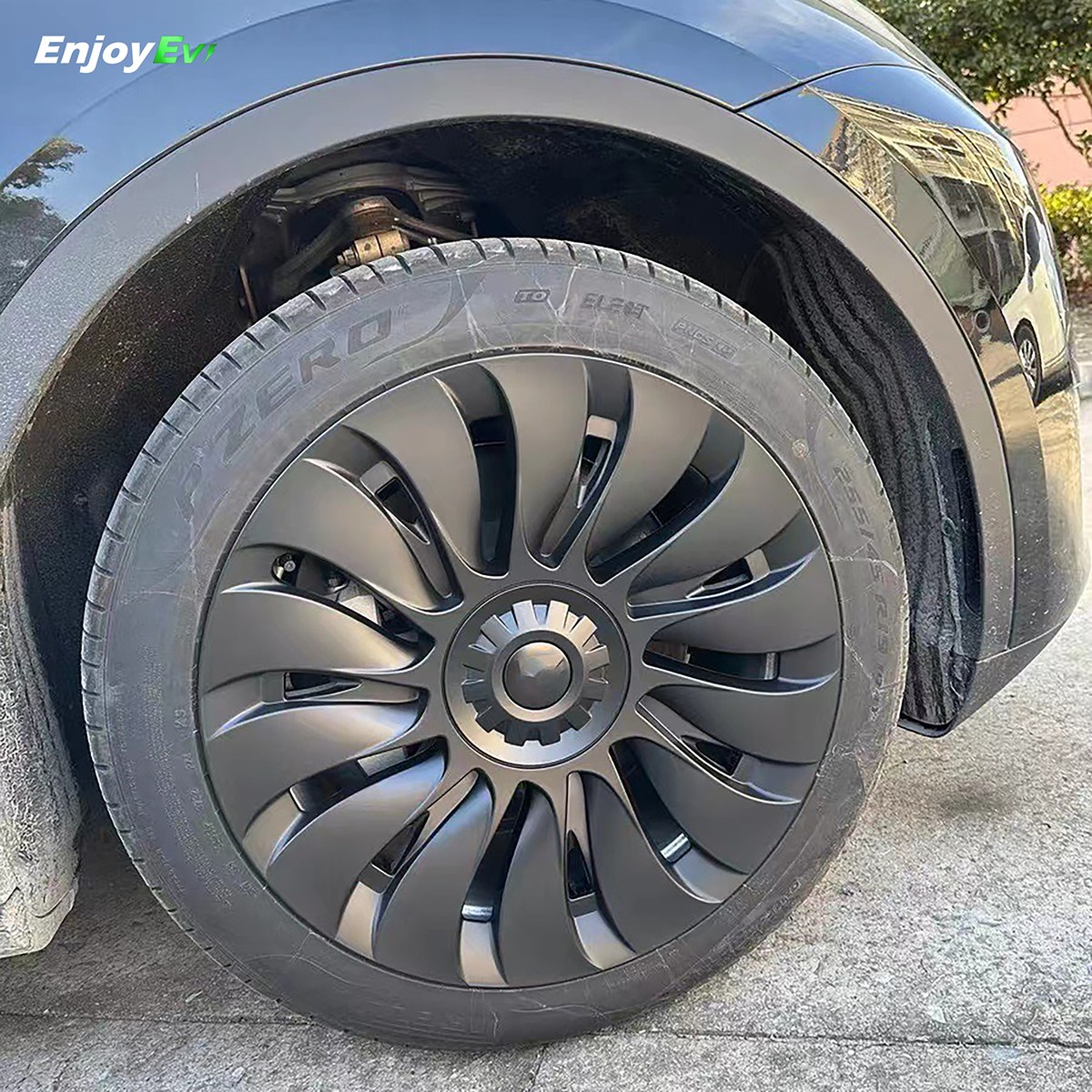 Best Wheel Cover Replacement for Tesla Model Y 19'' Gemini wheels - EnjoyEV