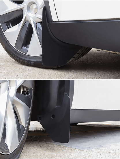 Tesla Model Y Mud Flaps (4 piece complete set) - EnjoyEV