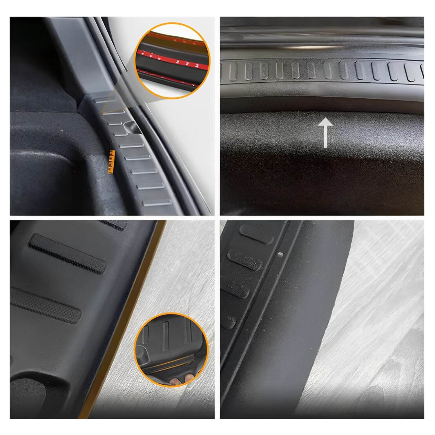 Tesla Model Y Trunk Sill Protectors Covers - EnjoyEV