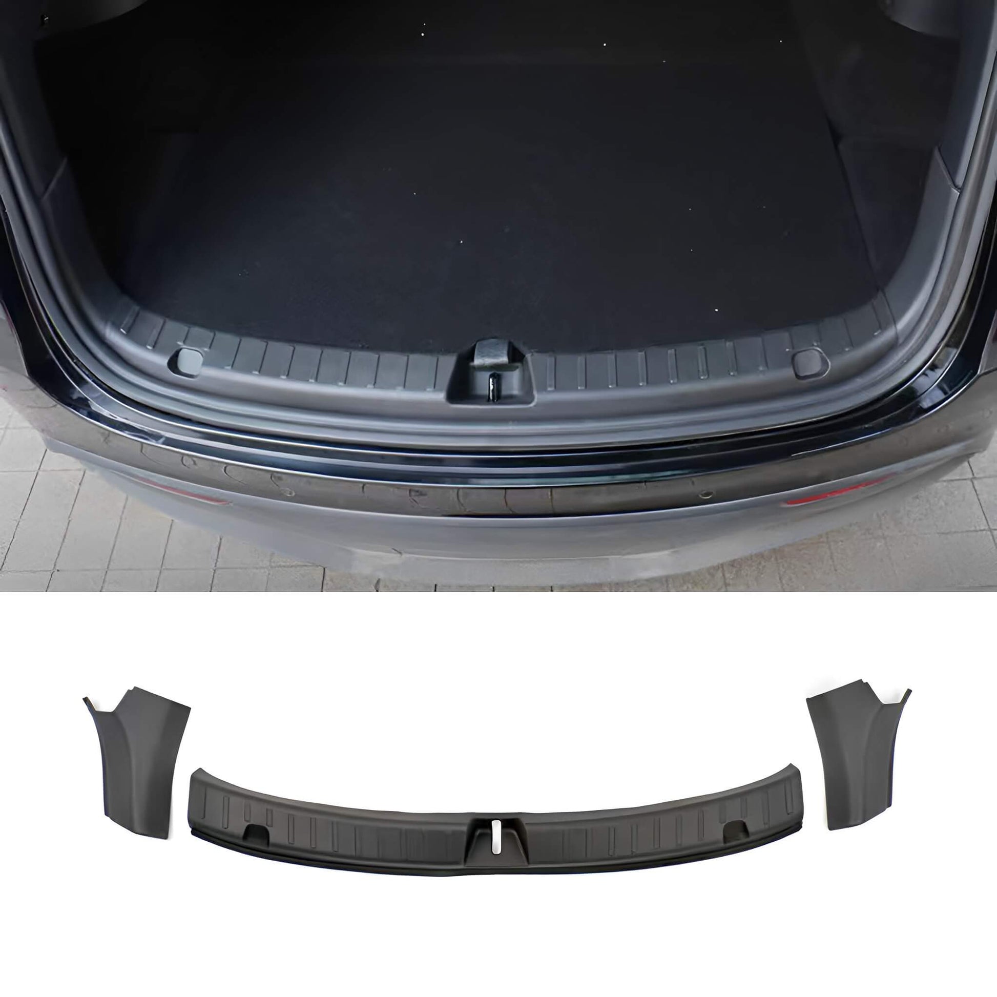 Tesla Model Y Trunk Sill Plate Covers - EnjoyEV