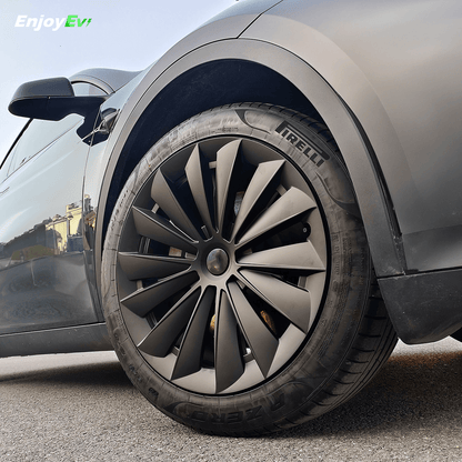 Best Wheep Cap Hubcaps For Tesla Model Y 19'' Gemini wheels - EnjoyEV