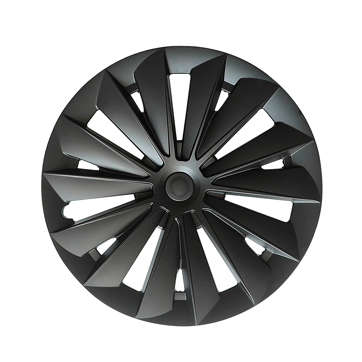 Cyclone Style Hubcaps For Tesla Model Y 19'' Gemini wheels - EnjoyEV